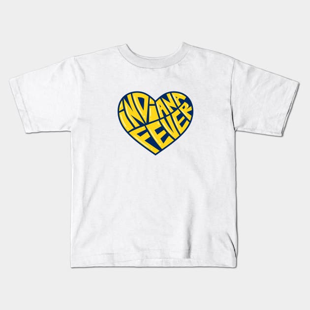 Feverrr warp text Kids T-Shirt by Aulian
